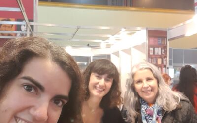 Cholufoto con Natalia Di Virgilio en la 46º Feria Internacional del Libro de Buenos Aires