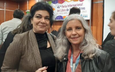 Cholufoto con Patricia Suarez en la 46º Feria Internacional del Libro de Buenos Aires